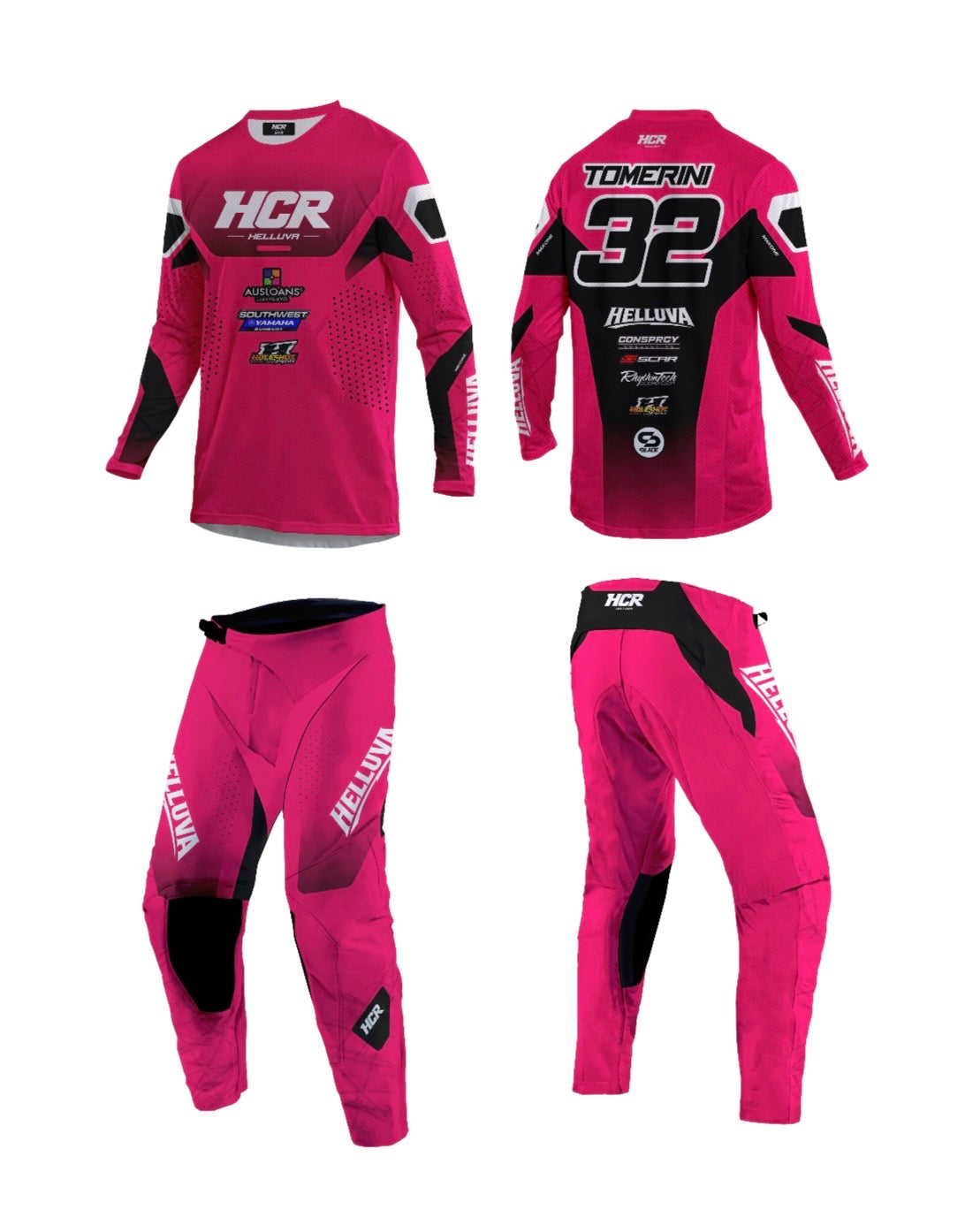 Youth HC - Flow Pink Gear Set