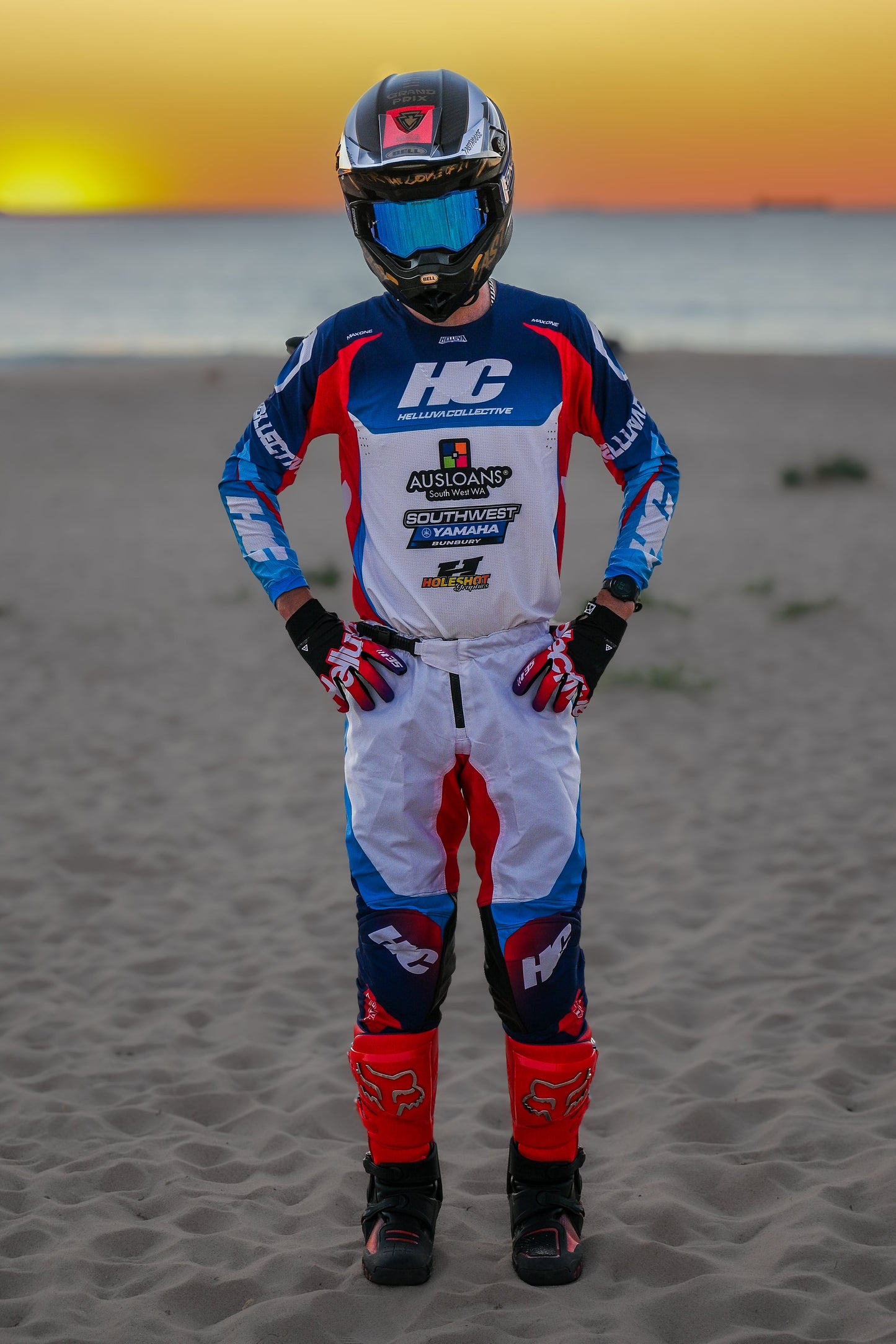 Youth HC - Fusion Gear Set (Blue,Red)