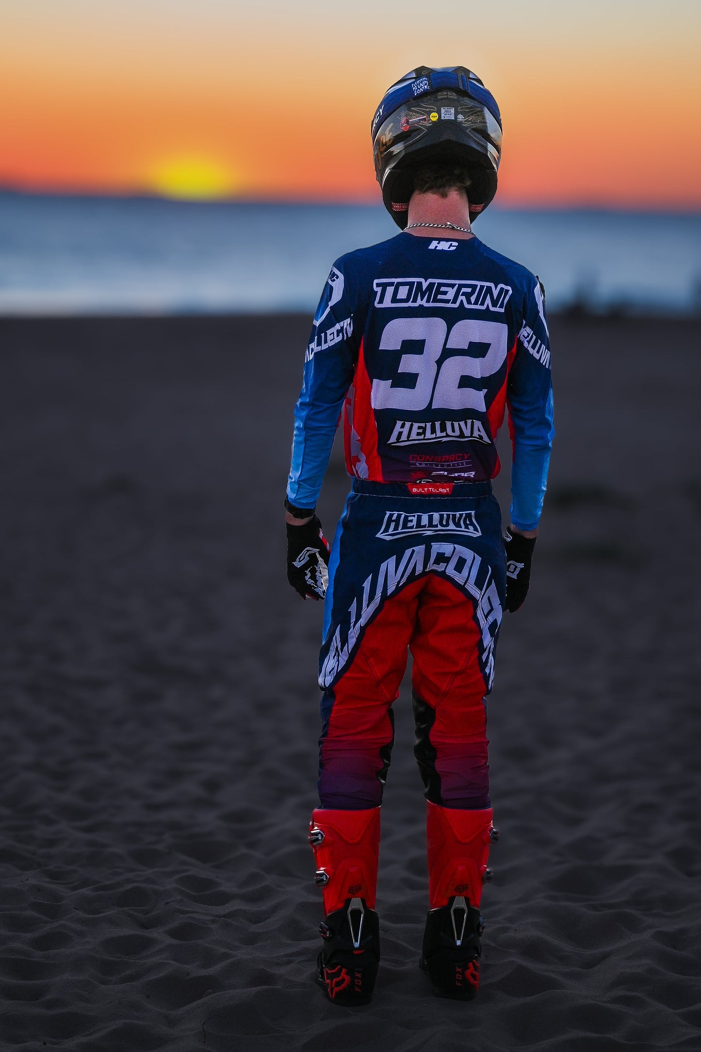 Youth HC - Fusion Gear Set (Blue,Red)