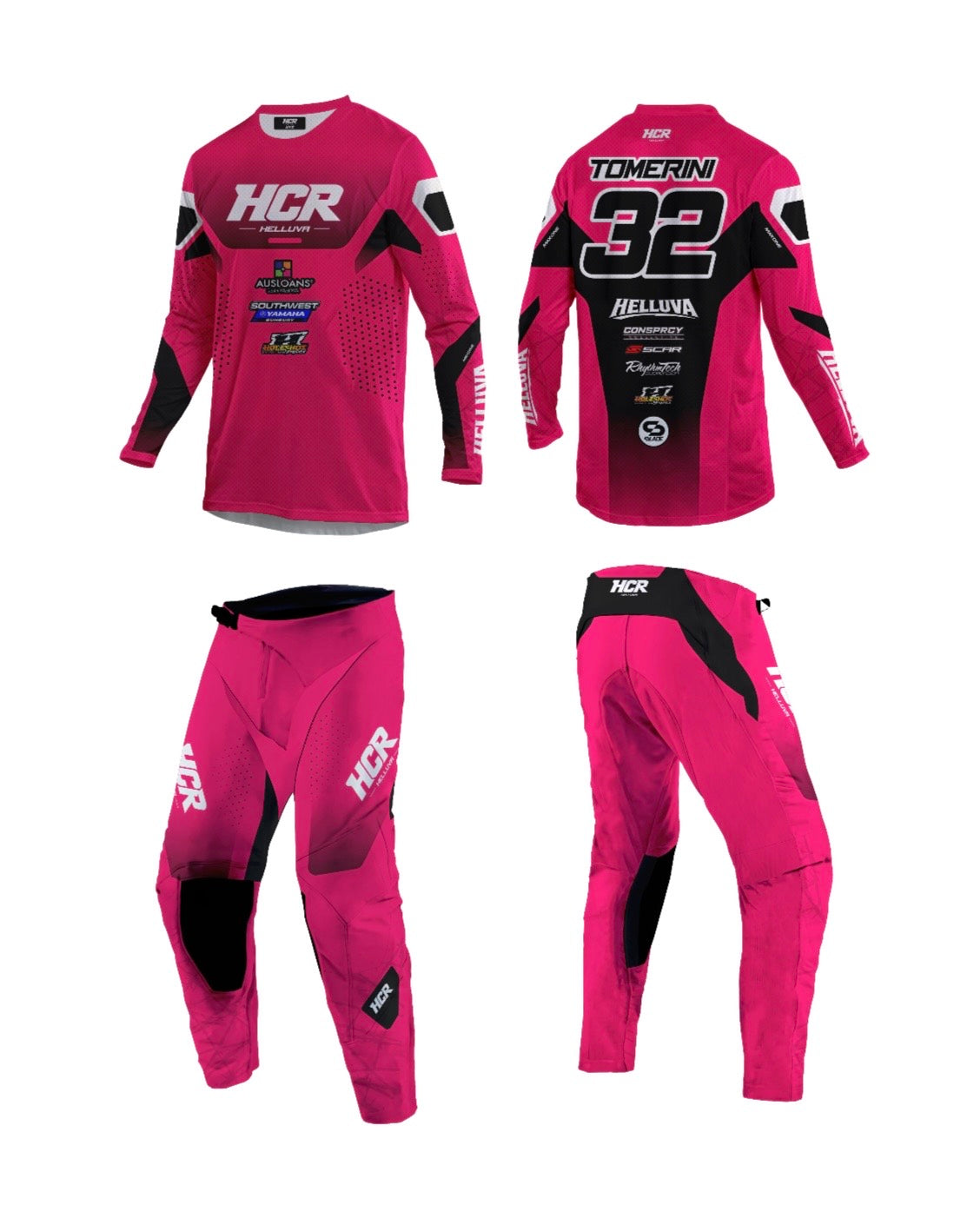Youth HC - Flow Pink Gear Set
